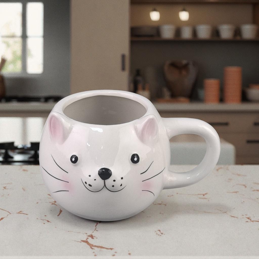 Cute mouse mug creative cup ceramic water cup strange souvenir gift for girls birthday gift