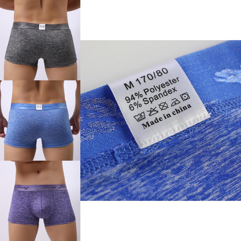 Cuecas Boxers Masculinas Premium Respiráveis Confortáveis Com Bolsa Luxuosa E Design de Boxer Elástico