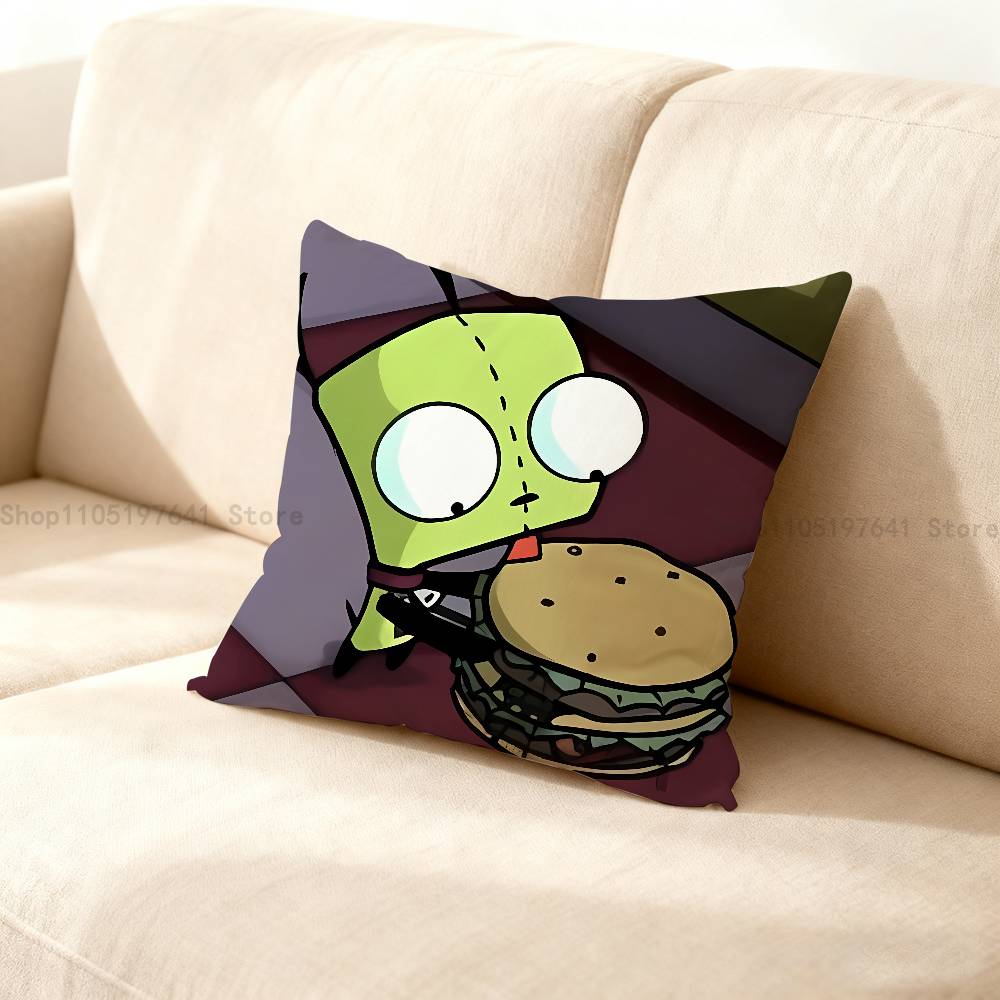 I-Invader Zim Pillow Case Cushion Cover Home Decor Birthday Gift Pillowcover