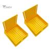 2Pcs Sticky Note Dispenser Holders High Durability Smooth Edge Burr Free Multifunctional Sticky Note Holder with Stencil