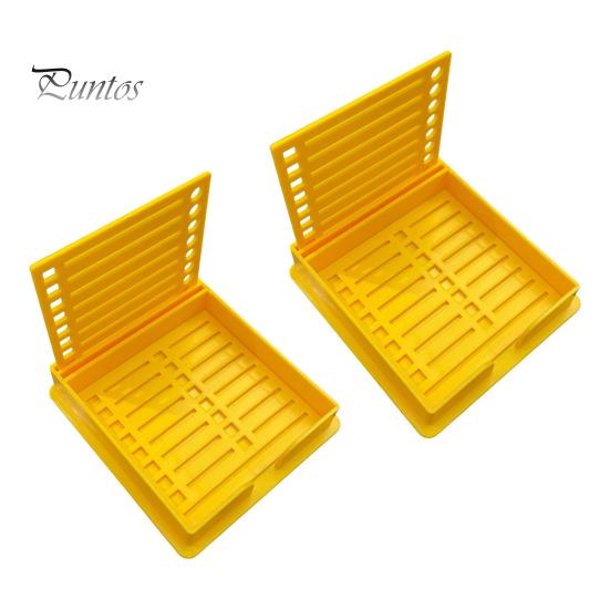 2Pcs Sticky Note Dispenser Holders High Durability Smooth Edge Burr Free Multifunctional Sticky Note Holder with Stencil