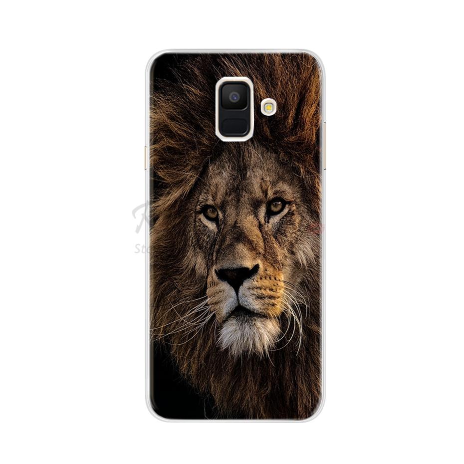 Case For Samsung Galaxy A6 2018 Transparent Cartoon Soft TPU Silicone Phone Cases Back Cover For Samsung Galaxy A6 A 6 Plus 2018