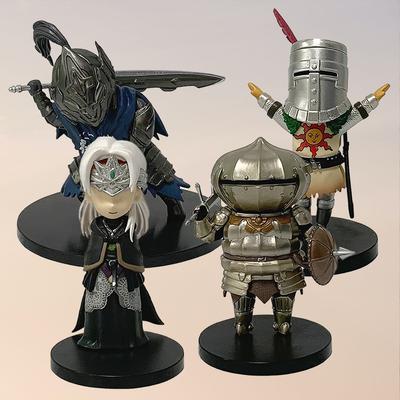 In Stock Anime Action Figure Dark Souls Q Version Solaire Artorias Ornstein Fire Keeper Anime Doll Toy Model Designed for Child Gifts