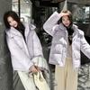 Women’s Short Windproof Thicken Warm Winter Jacket With Detachable Hood 5 Colors