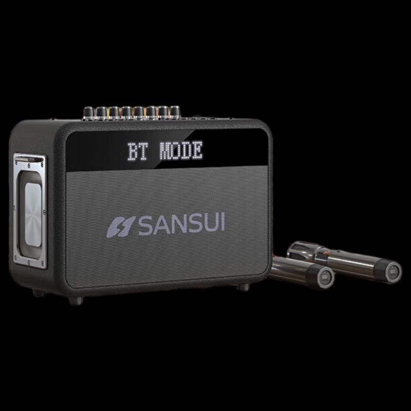 

SANSUI Portable KTV Karaoke Bluetooth Speaker CN plug (adapter included)