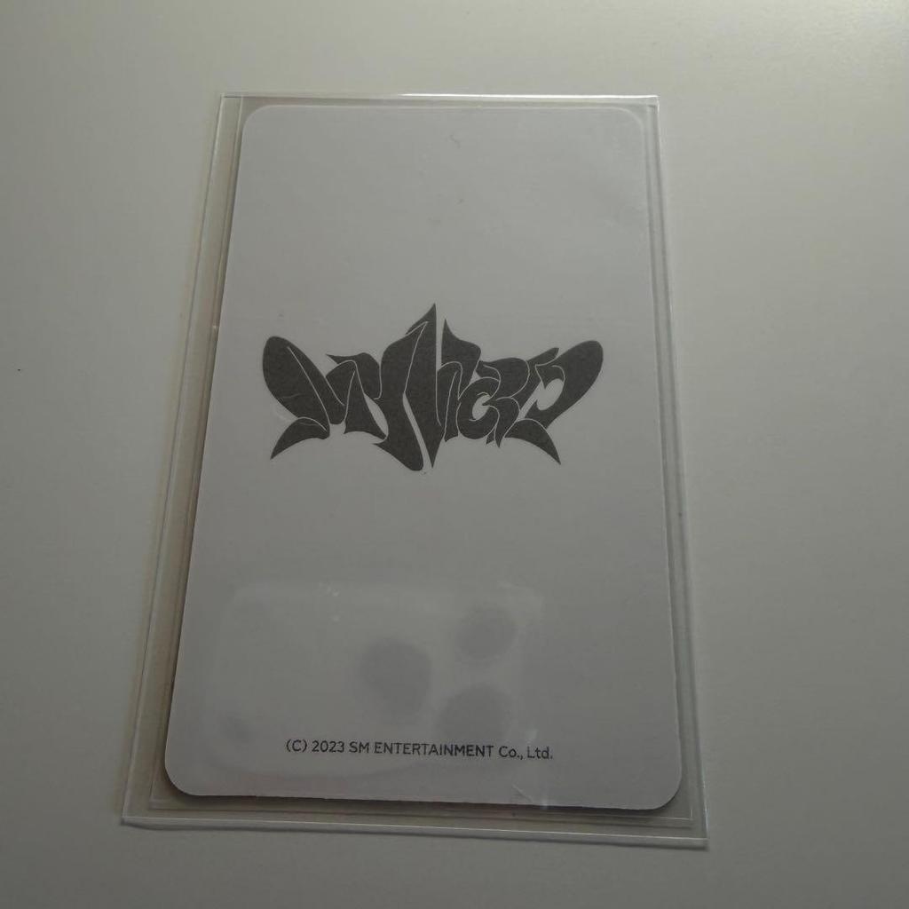 [USED] Hard to find aespa MY WORLD T-shirt trading card Winter