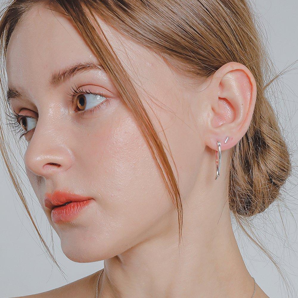 J.Lauren Simple Stick Silver Piercing P0395