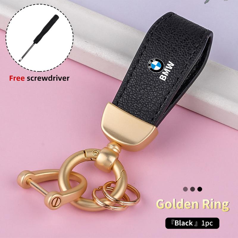

For BMW Luxury Leather Car Logo Key Chain Keyring Keychain Car Styling G30 G20 M3 M5 E91 E92 E93 E36 E70 X3 X4 X5 X1 E39 F30