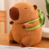 Capybara-Kun Plush with Turtle Shell Sitting Posture