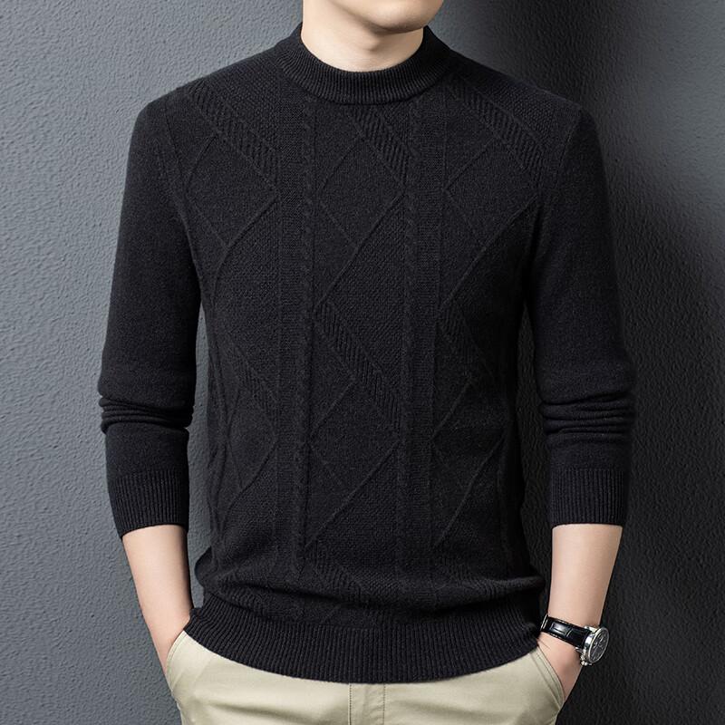

Yiliteng Men s 100% Wool Pullover Base Layer Sweater YTMTST6504 2XL