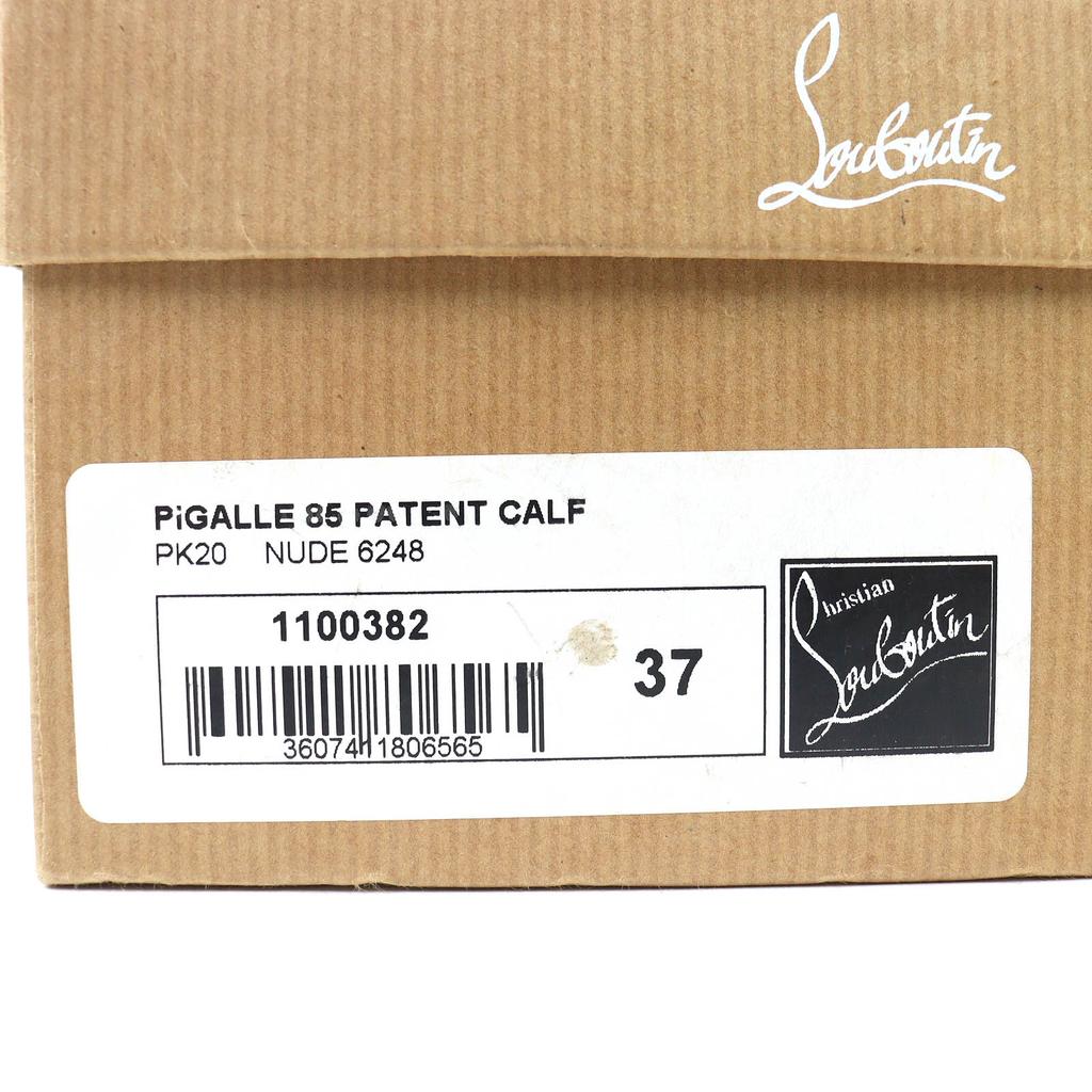 Pristine Christian Louboutin Pumps Pigalle Pointed Toe Patent Leather 37 1100382 Used