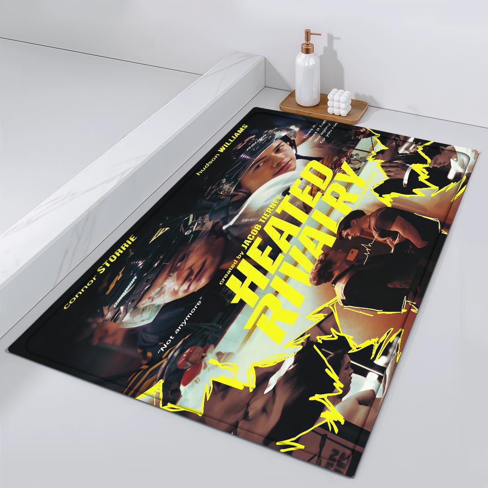 Door H-Heated Mat Bedside Rivalry Entrance Bath Floor Exercise Decoration Corridor Door Mat Carpet Living Sports Room Balcony