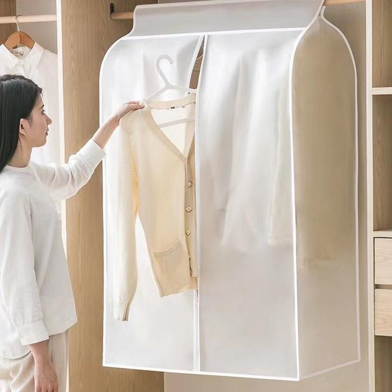 Clothing Dust Cover Transparent Dust Cover for Clothes Hanging Organizer Waterproof Dust-proof Wardrobe Clothes Cover YWFCZ04
