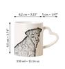 Jagdterrier - Cup with a Dog, Adorable Cup with a Heart-shaped Handle, Universal Gift from the Art-Dog Brand