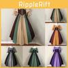 Medieval Halloween Women Fancy Cosplay Costume Stitching Lace Up Dress Maxi