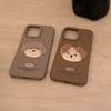 Suitable for Apple 16 phone case, 17 Pro Max, doodle puppy, iPhone 15, fun 3D, 13 cartoon, 12 silicone