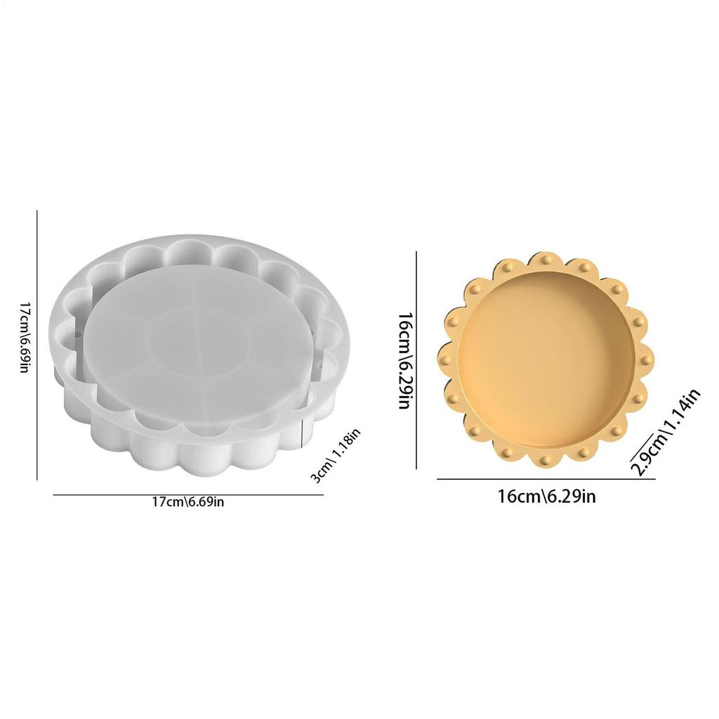 Resin Molds Reusable Easy Release Tool Resin Epoxy Molds For Friend Enthusiast Home Indoor Candle Soap Holiday Birthday
