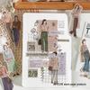 Clumsy Hug Series Journal Washi Sticker Pack - 4 Styles for Decoration & Collage