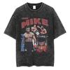 Gewaschenes Vintage Mike Tyson Prime Merch T-Shirt Herrenkleidung Hip Hop Gothic Rock T-Shirt Herren Fitnessstudio Übergroße T-Shirts Oberteile