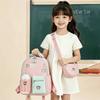 Schoolbag kindergarten schoolbag cartoon color matching middle and large class baby schoolbag preschool children backpack children's schoolbag
