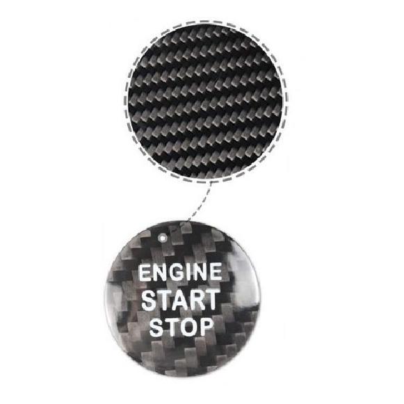 Carbon Fiber Engine Start Stop Button Cover For LEXUS IS250 IS300 RX350 NX200t