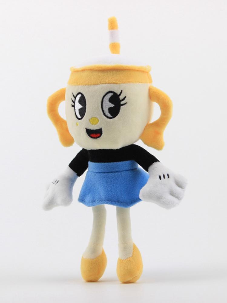 Game Cuphead Plush Toy Mugman Chalice Plushie Boss Ghost King Dice Stuffed Animal Soft Doll PIllow Gift Kids Children Birthday
