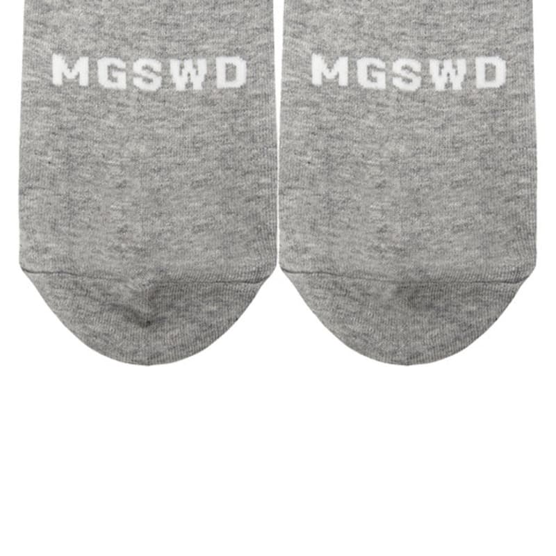 MARGESHERWOOD SOLID SYMBOLSOCKS_melange grey