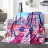DAN DA DAN Print Flannel Blanket High Quality Warm Comfortable Cover for All Seasons Perfect for Gifts Home Decor