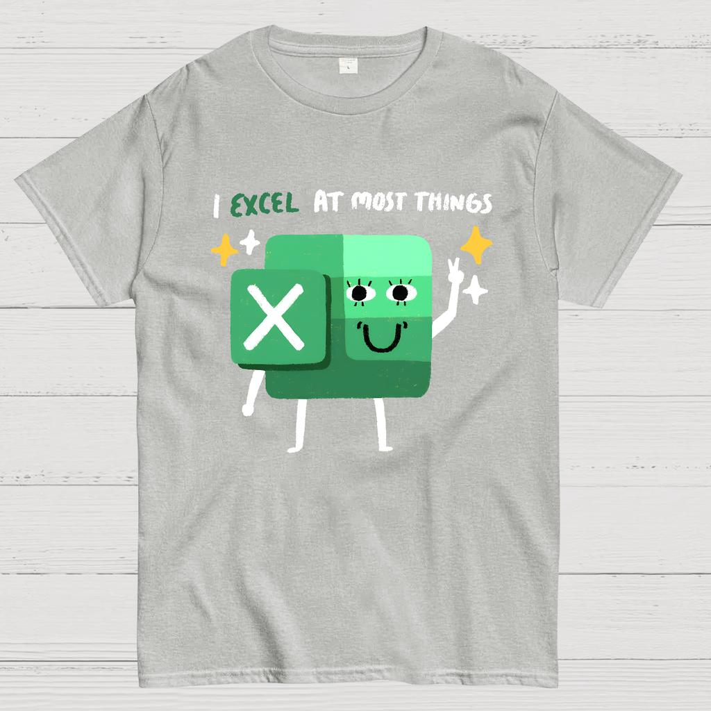 I Excel At Most Things Cotton Summer Casual Cool Loose T-Shirt