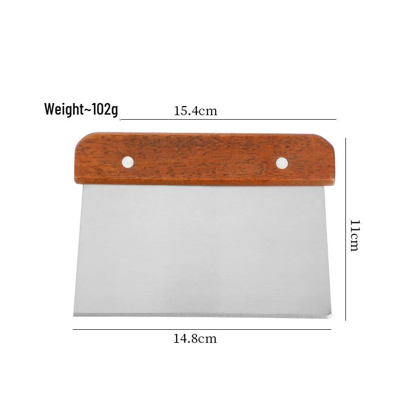 Stainless Steel Multi-purpose Dough & Baking Scraper Set