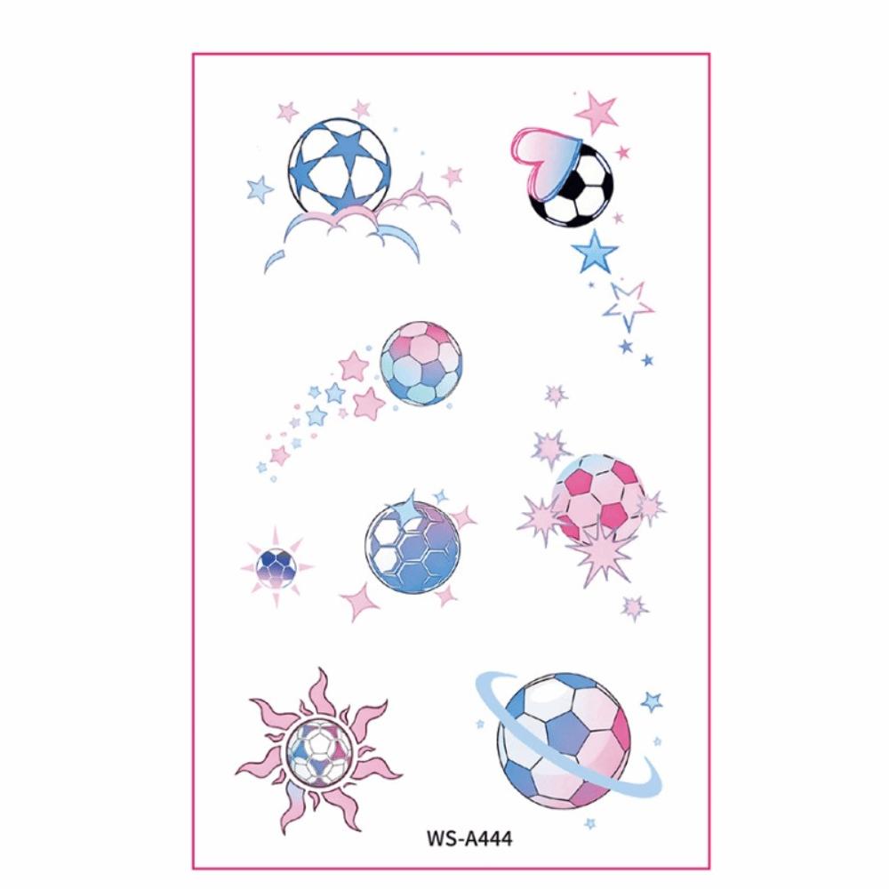 

Cartoon Face Stickers Watercolor Temporary Makeup Tattoos Bling-Bling Body Stickers Celebrating Style 4