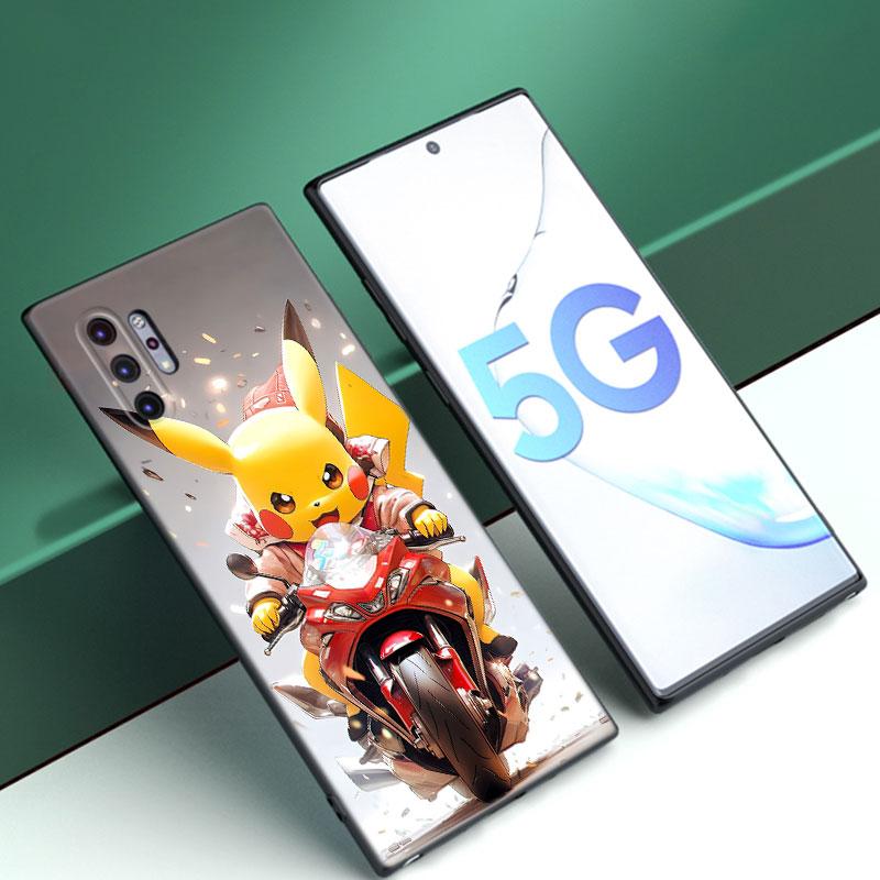 Cute P-Pikachu Phone Case For Samsung Note 10 Lite 20 Ultra M04 M13 M32 4G M14 M15 M34 M52 M53 M54 M55 5G M11 M12 M21 M31 M51