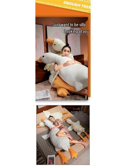 Plush Big White Goose Sleeping Pillow - Duck Toy Doll Birthday Gift