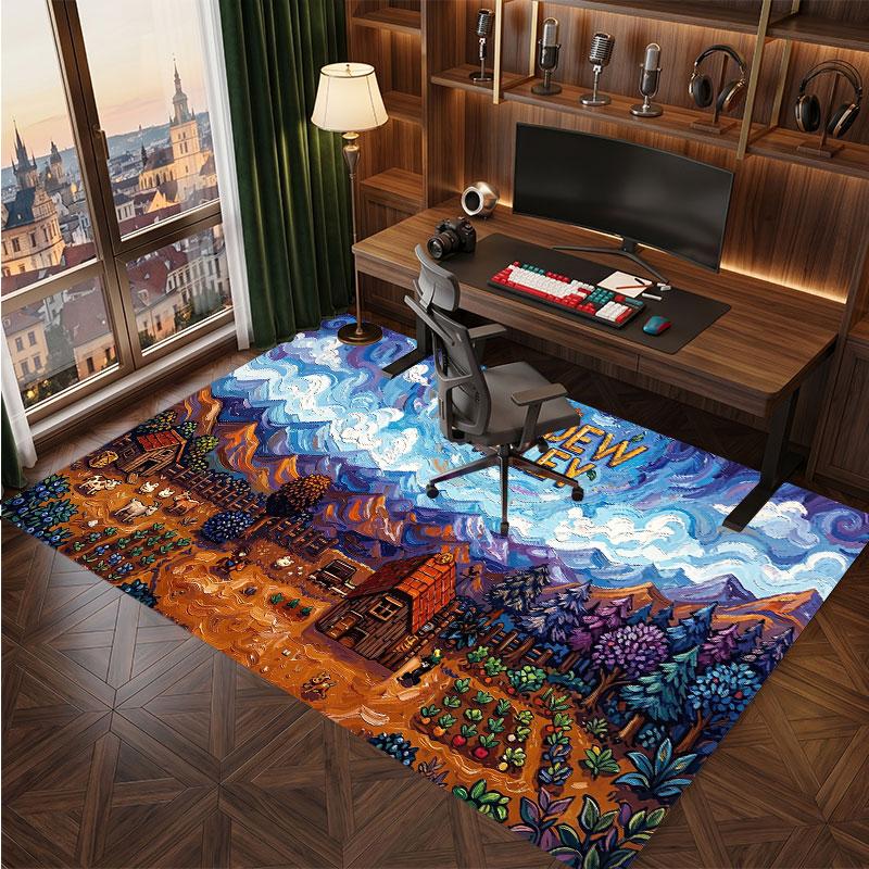 Stardew Valley Rug Soft Thick Non Slip Floor Carpet for Bedroom Living Room Home Decor