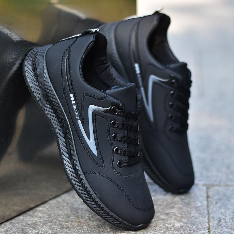 Antypoślizgowe buty męskie Wodoodporne trampki Miękkie dno Buty szefa kuchni Obuwie codzienne