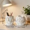 Creative White Coat-Shaped Pen Holder Multifunctional Stationery Organizer  Gift for Doctors Nurses