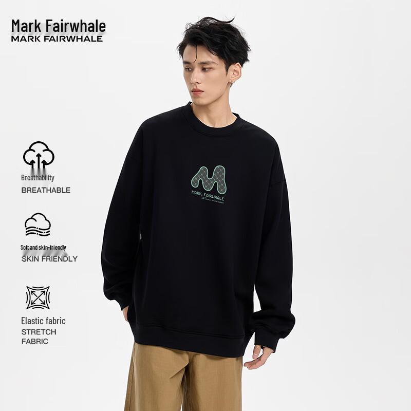 Mark Fairwhale Herren Relaxed Fit Rundhals Pullover Sweatshirt
