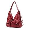 Small-scale Design Retro Single-shoulder Bag with Large Capacity and Multiple Pockets, Made of Soft Water-resistant Leather.