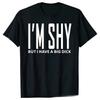 Novelty Big Dick Is Back In Town T Shirts Graphic Adult Sex Joke T-shirt Mens Clothing Cotton Streetwear Short Sleeve T-shirt