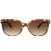 Coach L19 Hc 8132 528713 Womens Cat Eye Sunglasses Confetti Light Brown