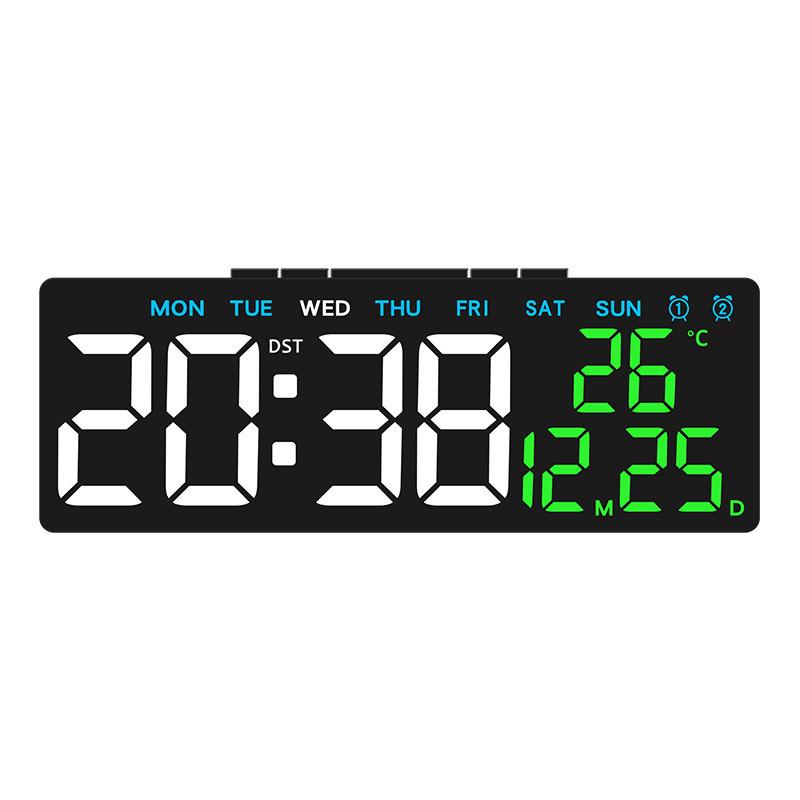 Modern Minimalist Digital Alarm Clock With Led Display And Usb Power For Bedroom Decor