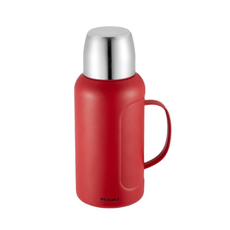 Mckaka 316L Stainless Steel Insulated Thermos - Large Capacity Double Wall Vacuum Cup for Home and Outdoor Use