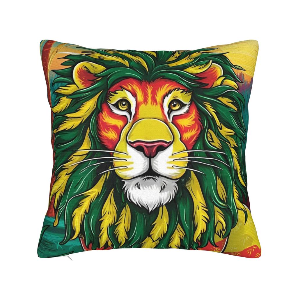Flag of Reggae of Jamaica Pillowcase Polyester Cushion Cover Decorative Rasta  Pillow Case Cover Home Wholesale 40X40cm