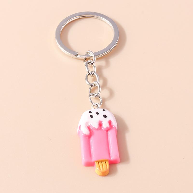 Lovely Crystal Cherry Keychain Simulated Fruit Keyring Pendants for Women Girls Handbag Decor Charm DIY Jewelry Gifts