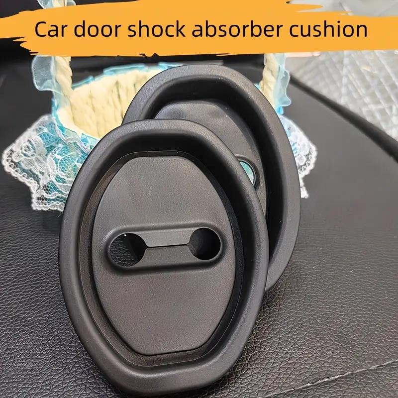 4/12pcs Car Door Lock Shock Absorber Cushion Crash Protection Cushion Seal Guard Plug Silicone Crash Protection Kit Accessories Interior Mirrors 6