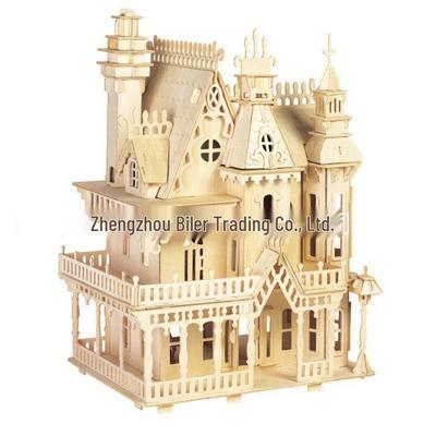 Hölzerne Traumvilla 3D Puzzle Jigsaw Modell Spielzeug Geschenk