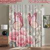 2D Flat Photography Backdrop Popular Party Party Backdrop Butterflies and Roses 100% Polyester Birthday Party Perfect for