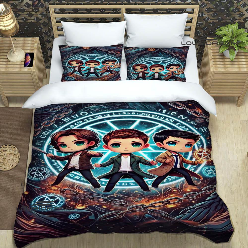 3D Supernatural Join the Hunt Bedding Sets exquisite bed supplies set duvet cover comforter set bedding set luxury birthday gift
