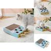 Five-hole Whack-a-mole Corrugated Cat Scratcher Multifunctional Toy For Cats And Kittens Wood And Corrugated Paper