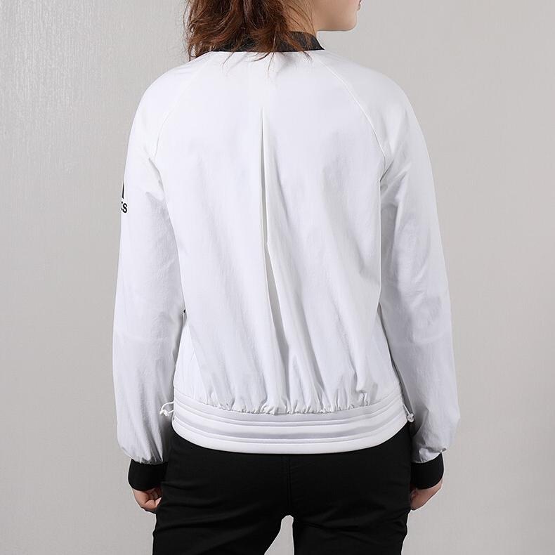 Adidas Bomber WV Fit Sport Jacket Unisex Outerwear White DW4553